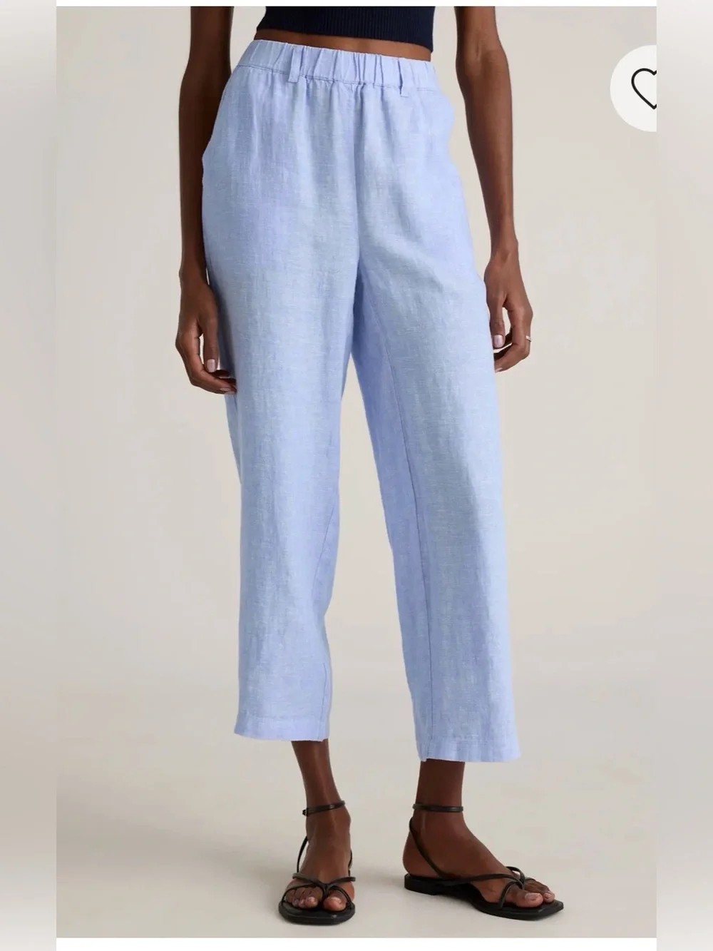 Quince 100% European Linen Pants in French Blue , Large